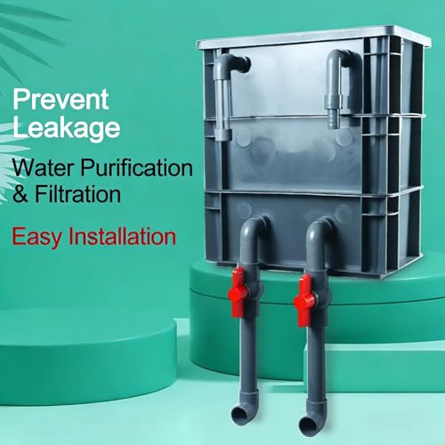 Fish Tank Filtration Drip Box,Filtration Accessory - Fish Tank System - for Freshwater Saltwater Home Indoor Bedroom Living Room Office Dorm