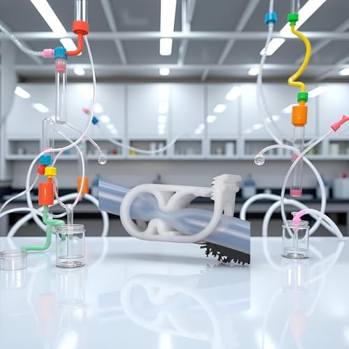10Pcs Plastic Tubing Clamps 1/4" - 1/2" Adjustable Tube Clamp Laboratory Pinch Valve Flow Control Hose Clamp for Beer Bottle and Infusion Bottle，Lab Instruments and Equipment White