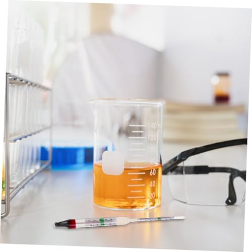 GARVALON 1set Hydrometer for Testing Accurate Aquarium Gauge with Measuring Cylinder for Aquaculture and Fish Tanks Sea Water Density Measurement Tool