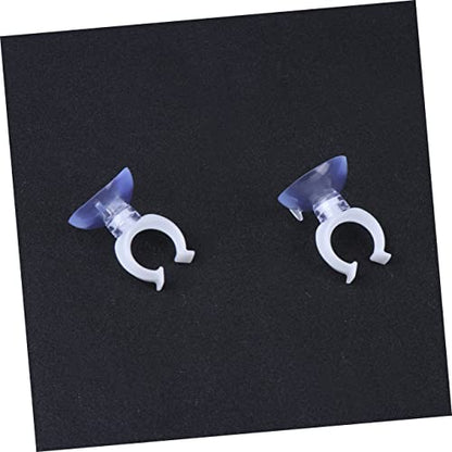 20pcs Fish Tank Hose Holders for Aquariums Easy to Install Underwater Clamp Accessories