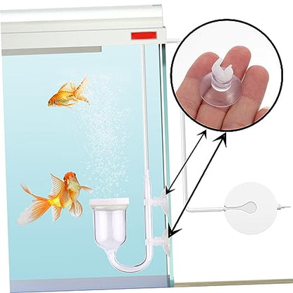 OUNONA 20pcs Aquarium Cup Holders for Fish Tank Oxygen Tubing Easy Install Design for Optimal Fixing Opening Aquarium Accessories