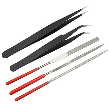 Professional 20 PCS Model Tools Craft Set - Hobby Building Tools Kit for Gundam Car Model Building Repairing and Fixing
