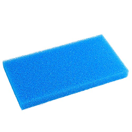 AQUANEAT Aquarium Filter Sponge Open Cell Foam Sheet Bio Sponge Filter Media Pad HMF Fish Tank Sump Divider (23" Lx 12.25" W x 2" H, Blue) - color: Blue, size: 23" Lx 12.25"W x 2"H