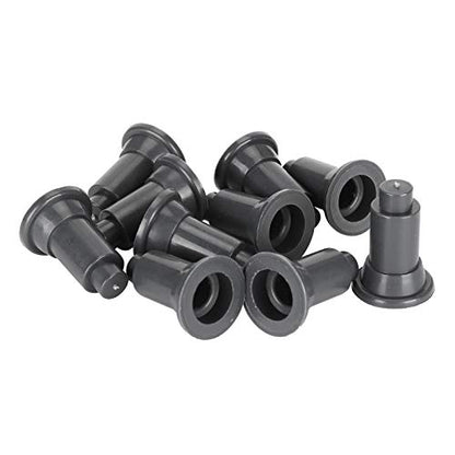 Aquarium Divider Feet Adjustable Height Isolation Board Support for Fish Tank Divider, Made of Safe FoodGrade Plastic, Easy to Use and Clean, Perfect for Diverse Setups (Black) - color: Black