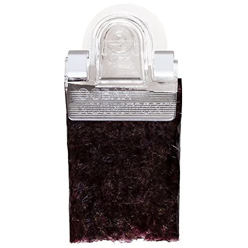 Ocean Nutrition Fish Feeder Seaweed Clips for Saltwater Fish - Aquarium Suction Cups, Holds Food Intact, Prolongs Feeding Process, Pack of 2 for Tangs, Rabbitfish, Marine Angelfish, Wrasses, Damsels - size: 2 Count (Pack of 1)