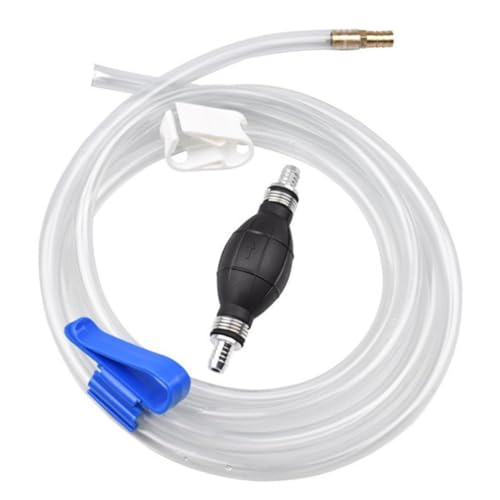 Cabilock Manual Suction Siphon Pump Hose for Vehicle Oil and Water Transfer, Practical Guide Oil Tube for Car Fuel, Aquarium Water Suction and Home Use