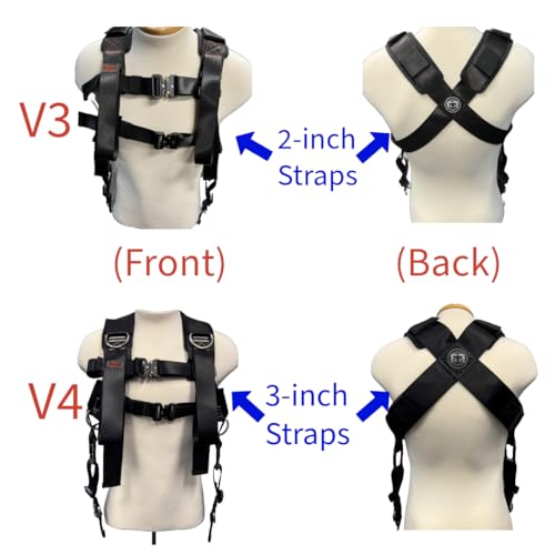 Squat Harness V4 2025 Version Professional Weight Support vest, Adjustable Heavy-Duty Straps