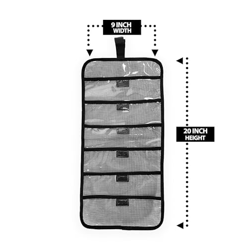 Sanhu 20" x 9", Saltwater Trolling Lure Bag, 3 Pcs Side Entry Design, for Saltwater Fishing Tackle Storage, Includes Multi-Compartment Organizer, Ideal for Offshore Fishing & Big Game Species