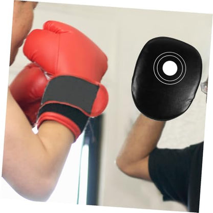 TOYANDONA Muay Thai Boxing Hand Pad Curved Focus Mitt Boxing Pads and Mitts Training for Taekwondo Kickboxing Sparring Gear