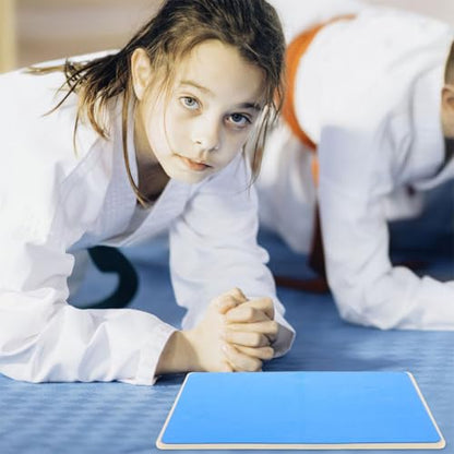 Kisangel Rebreakable Taekwondo Kick Paddle and Karate Breaking Board and Adults, Blue Sturdy Training Target for Martial Arts Practice and Skill Testing