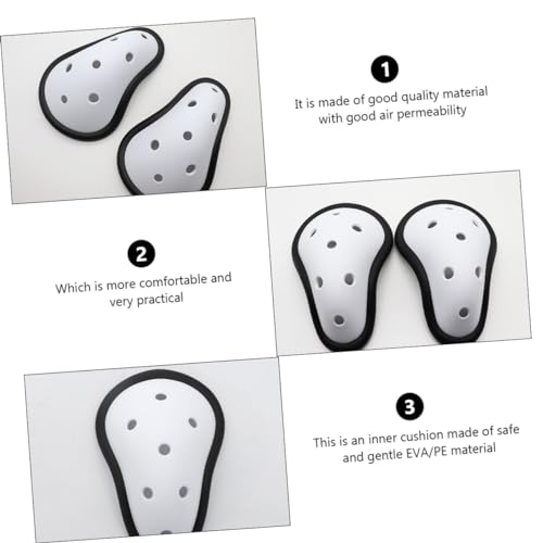 2pcs Adult Boxing Crotch Guard Seven Hole Pad Inner Cushion