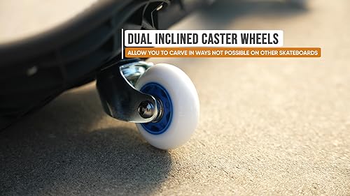 Razor RipStik Ripster for Ages 8+ - Compact and Lightweight Caster Board with 360-degree casters, for Riders 175 lbs
