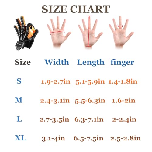 8th Generation Rehabilitation Robot Gloves For Stroke, Robotic Gloves Stroke Rehab, Hand Exercisers For Therapy, 4 Modes, Adjustable Intensity, Touch Panel. - size: Right Hand, Size-L