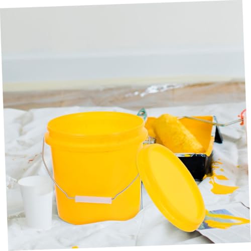NOLITOY Heavy Duty Sealed Plastic Bucket with Lid Versatile Pail for Food Water Household Storage Portable Leakproof Container for Kitchen Office Use