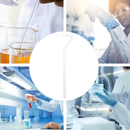 Baluue Glass Cell Spreader, 4pcs Glass Coating Rod, Glass Spreader Professional 6" Lab Glass Rod Tools Cell Laboratory Spreader Supplies