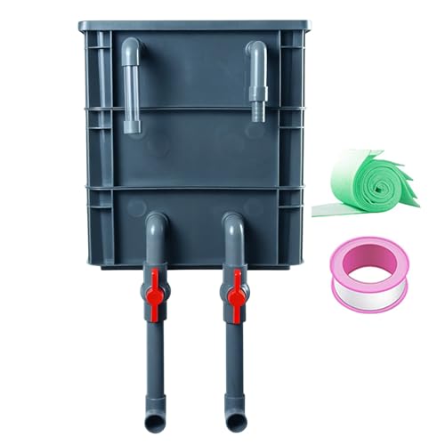 Fish Tank Filtration Drip Box,Filtration Accessory - Fish Tank System - for Freshwater Saltwater Home Indoor Bedroom Living Room Office Dorm
