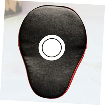 1pair Handheld Boxing Training Pads Curved Focus Mitts for MMA Taekwondo Kickboxing Karate Red Black Design for Use Gym Training