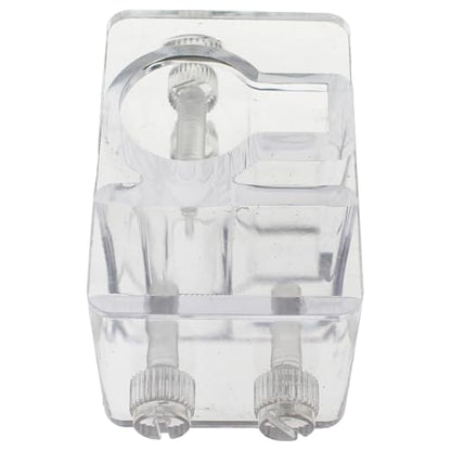 TAODAN 2PCS Acrylic Aquarium Hose Retention Bracket 57x40x35mm Fish Tank Hose Fixing Clamp for Securing Pump Pipe