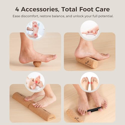 Sportneer Cork Balance Board, Foot and Ankle Strengthener Kit