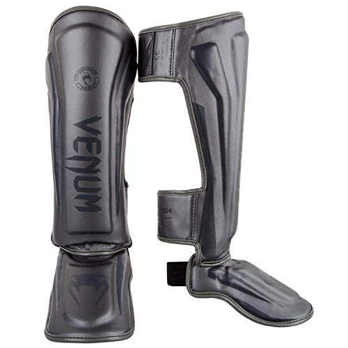 Venum Elite Standup Shin Guards - color: Matte/Black, size: Large