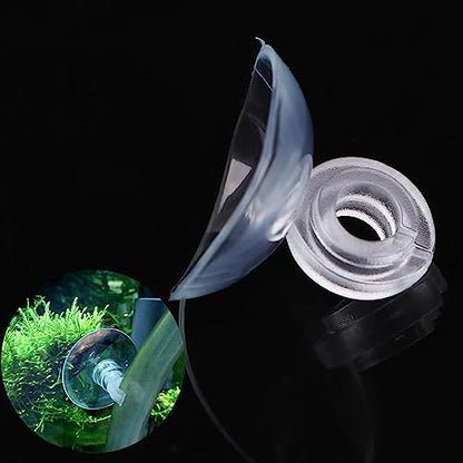 Leadigol 10 PCS Aquarium Pipe Suction Cups,Cup Holder Sucker 10 PCS Aquarium Suction Sucker 4mm/6mm Pump Airline Tube Air Pumps Accessories for Fish Tank