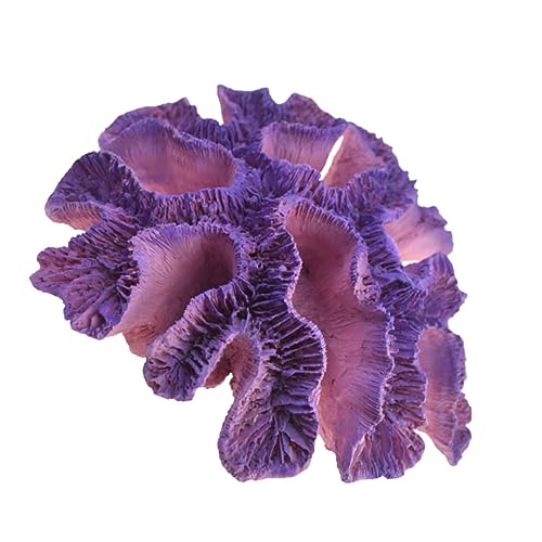 HANABASS Lifelike Coral Reef Aquarium Decoration Resin Coral Ornament for Fish Tank Vibrant Underwater Landscape for Aquariums and Home Decor