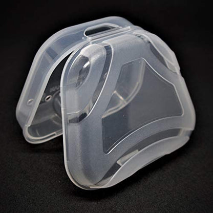 Mouth Guard Case Lip Guard Mouthpiece Case for Most Brand Mouthguard - style: Mouthguard Case/1pc