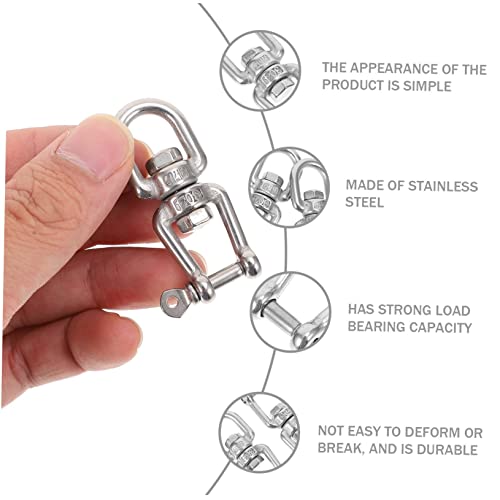 Practical Swivel Ring Rigging Set 4pcs Steel d Ring for Sandbag and Chain Extenders