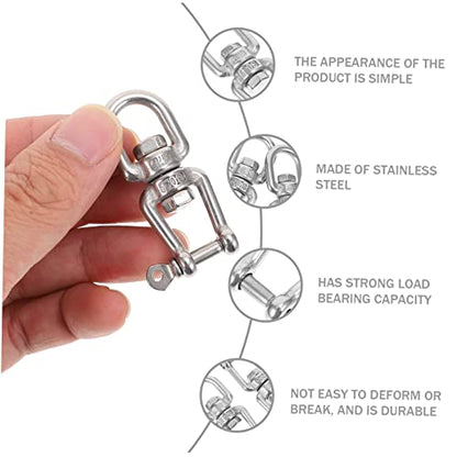 Practical Swivel Ring Rigging Set 4pcs Steel d Ring for Sandbag and Chain Extenders