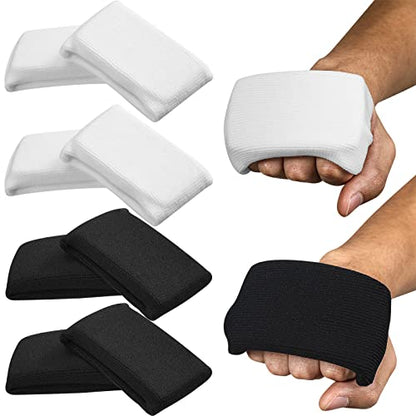 Sunnyray 4 Pairs Knuckle Guards for Boxing Gel Under Wraps - color: Black White