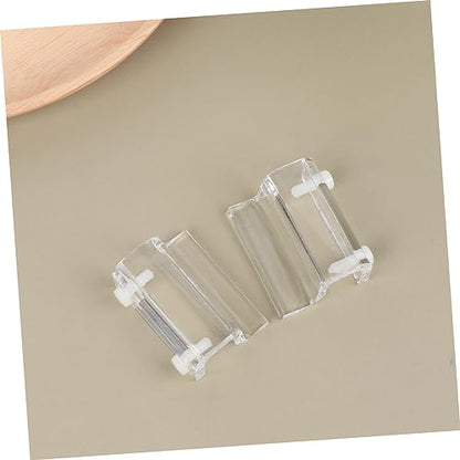 POPETPOP 4Pcs Fish Tank Bracket Acrylic Support Holders for Covers for Aquariums Turtle Tanks and Heat Preservation