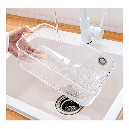 Fresh Box Food Storage Container with Lids Stackable Portable Freezer Containers for Fish Meat Vegetables Fruits Storage Bins Airtight (Model : A) (B)
