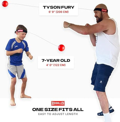 Boxbollen® Family 3 Pack Boxing Reflex Ball - Interactive Boxball App Integration - Hand Eye Coordination Training Ball - Boxing Equipment for Home -Christmas Gift for Family,Gift for Boxers, All Ages - size: Family Pack 3 Unit