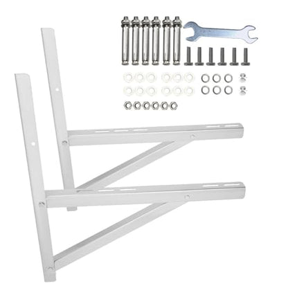 Stainless Steel Mounting Bracket for 9000-36000BTU Condenser Ductless Mini Split Air Conditioner Heat Pump Systems (Triangular)