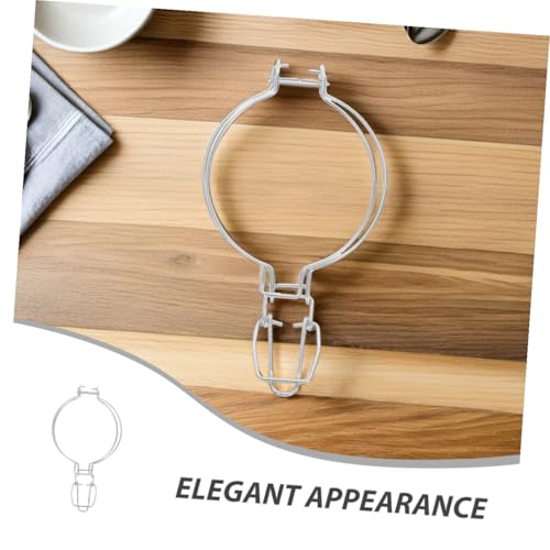 2pcs Stainless Steel Food Sealing Clip 93mm Wire Fixing Buckle Glass Container Lid Clamp for Kitchen Storage and Canning