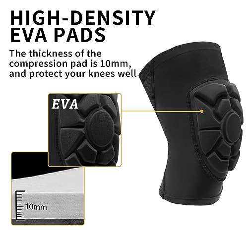 Kids/Youth Knee Pads Elbow Pads, Sports Compression Support Sleeve | Knee Elbow Protective Gear, Sports Knee Elbow Protector with Thickened Pads for Basketball Wrestling Football Volleyball - size: YL (leg circumference: 11.22-13.39‘’)