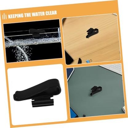 8pcs Plastic Fish Clips for Water Hose Support Space Saving Aquarium Hose Fixing Clamps for Efficient Water Pipe Connections Fish Tanks