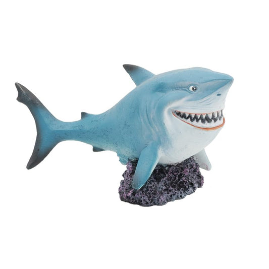 Aquarium Decor Mini Resin Shark - Cute Underwater Ornament for Fish Tanks Perfect for Aquarium Landscaping and Small Fish Companions