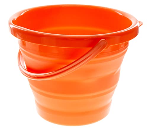 UST FlexWare Collapsible Bucket with Strong, Flexible, Compact, BPA Free Design and Sturdy Handle for Hiking, Backpacking, Camping and Outdoor Survival - style: 1.0