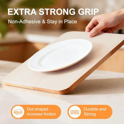 Shelf Liner 12 Inch x 20 FT Clear Non Slip Waterproof Cabinet and Drawer Liner for Kitchen Cabinet Refrigerator Pantry Closet Durable Non Adhesive - size: 12"W x 240.2"L