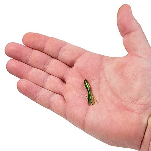 Berkley PowerBait Pre-Rigged Atomic Tubes Fishing Soft Bait - color: Perch, size: 1/64 oz
