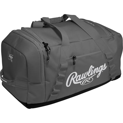 Rawlings Rawlings | Covert2 Duffel Equipment Bag | Baseball/Softball | Multiple Colors - color: Graphite