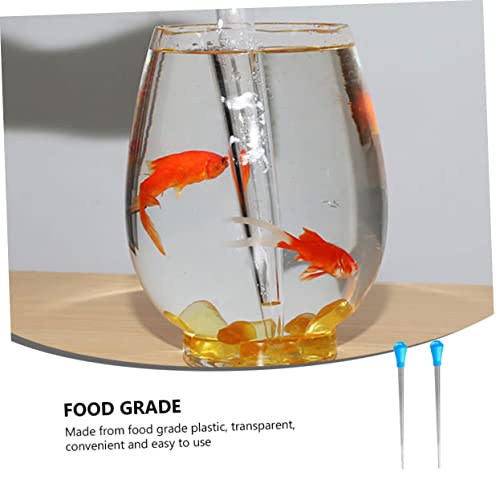 2pcs Kitchen Measuring Tubes Graduations Multi-use Plastic Pipettes for Liquid Transfer for Baking Fish Tank Maintenance and Laboratory Use