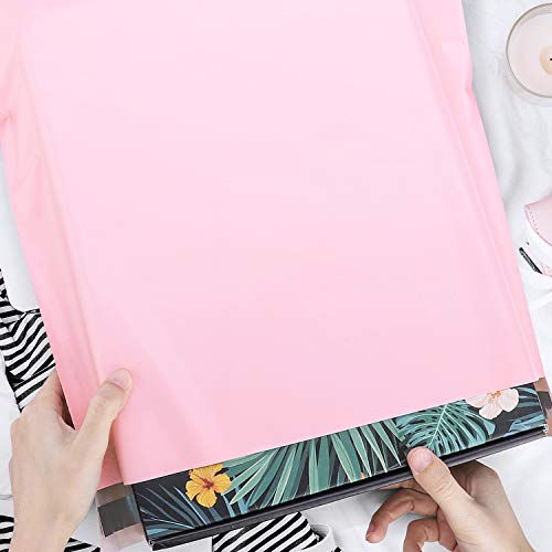 Metronic Poly Mailers 14.5x19 500 Pack, Large Shipping Bags for Clothing with Strong Adhesive, Shipping Envelopes Mailers Poly Bags for Small Businesses, Waterproof Packages Bags Light Pink - size: 14.5x19 500PC