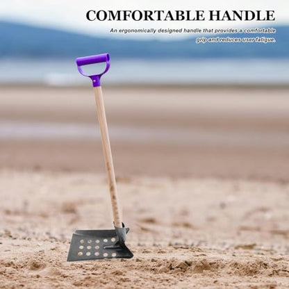 Toddmomy Sewer Shovel Mud Sifting Shovel with 1.5Cm Holes Multi-Use Drain Scoop Tool for Catch Basin Ditch Garden Cleaning 9.44X5.90X5.51 Inch