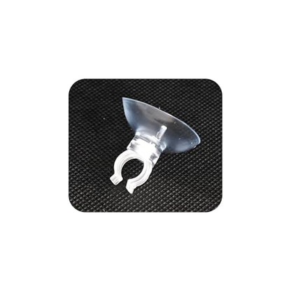 40PCS 10mm Aquarium Suction Cup Clips, Clear Airline Tube Holders for Fish Tank Air Hose, Clamps for Aeration Tubing Setup and Organization - size: 10mm