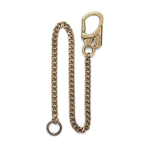 Ahiller Heavy Duty Key Wallet Chains for Men Biker - color: Bronze-yk-1p
