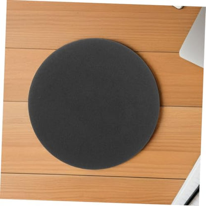 POPETPOP Fish Tank Mat Round Non Slip Cushion for Aquariums Soft Pad with Shock Absorption for Micro Landscape Bottles and Fish Tank Bottom Film