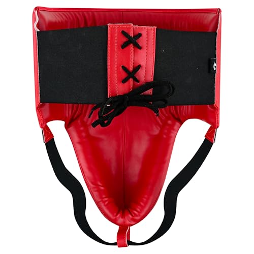 PFG Winning Groin Protectors - Boxing MMA Muay Thai Training Protection - color: Red, size: Large-X-Large