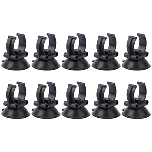 TEHAUX 10pcs Fish Tank Cup Aquarium Cups Airline Clip Airline Holder